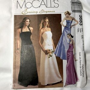 McCall’s 3683 Uncut Sewing Pattern